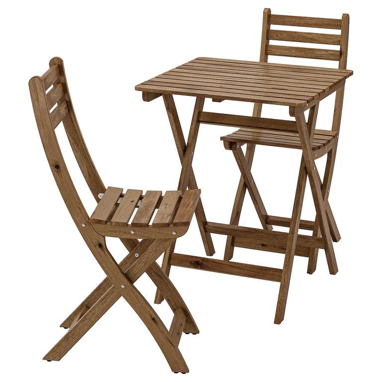 [Ikea Family] Table + 2 chaises Askholmen