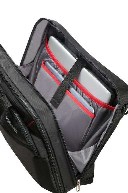 Sacoche Ordinateur Portable 15,6" à Roulettes American Tourister AT Work - 22 L - Noir/Orange