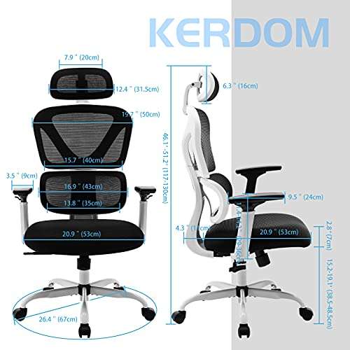 Chaise de bureau ergonomique Kerdom (Vendeur tiers)