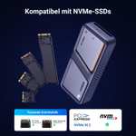Boîtier de SSD M2/NVMe Ugreen - adaptateur SSD USB M2, Compatible Macbook/HP Celeron N4120 (via coupon - Vendeur tiers)