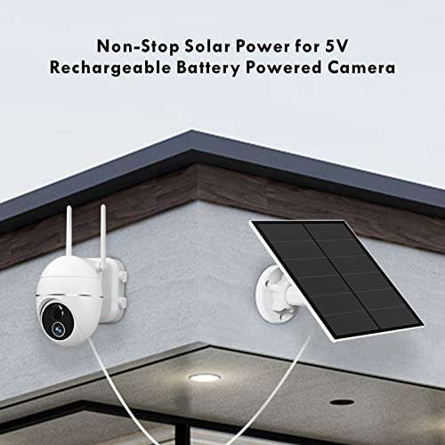 Lot de 2 Panneaux Solaires 5W YCTechLife pour Caméras exterieurs (Vendeur tiers)