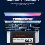 SSD interne 2.5" Goldenfir - 120 Go à 10,95€ & 240 Go à 15,55€