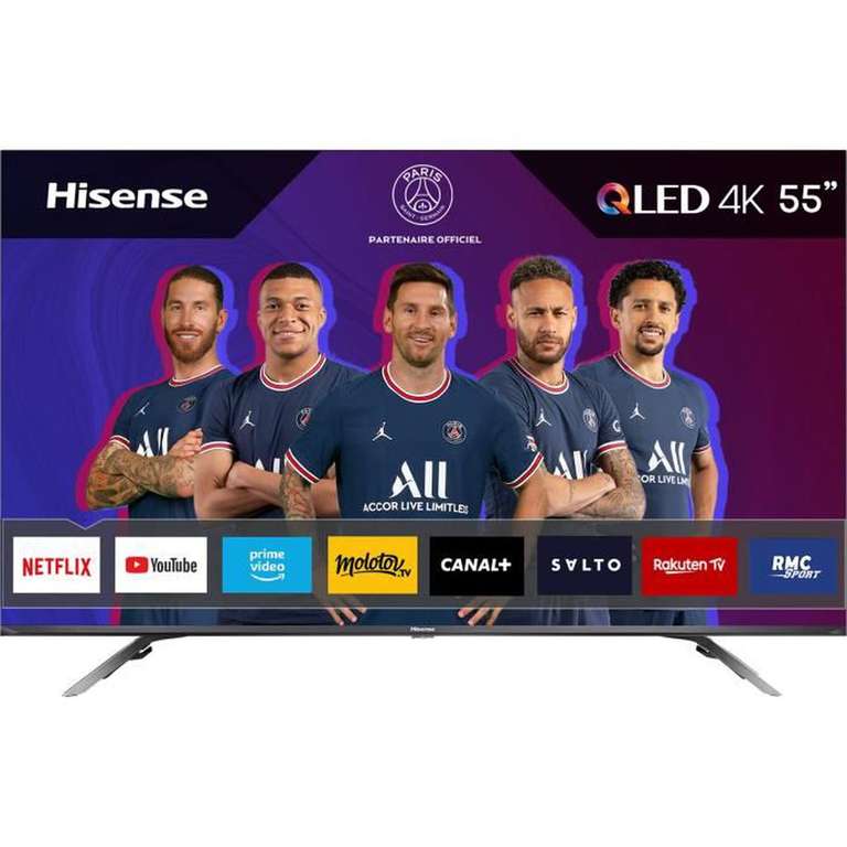 TV 55" Hisense 55E76GQ - QLED, UHD 4K, Dolby Vision, son Dolby Atmos