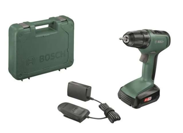 Perceuse-visseuse sans fil Bosch UniversalDrill 18V avec Coffret, 1 Batteries 1.5Ah & Chargeur (06039D4002)