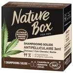 Shampooing solide 3 en 1 Antipelliculaire Nature Box - Savon de 85g (Via abonnement)