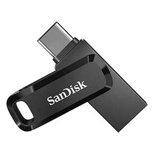 Clé USB à double connectique SanDisk Ultra Go Type-C - 128 Go (‎SDDDC3-0128G-G46)