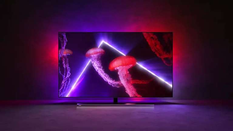 TV OLED 65" Philips 65OLED807/12 - 4K UHD, 120 Hz, Dolby Vision & Atmos, Ambilight 4 côtés, Android TV