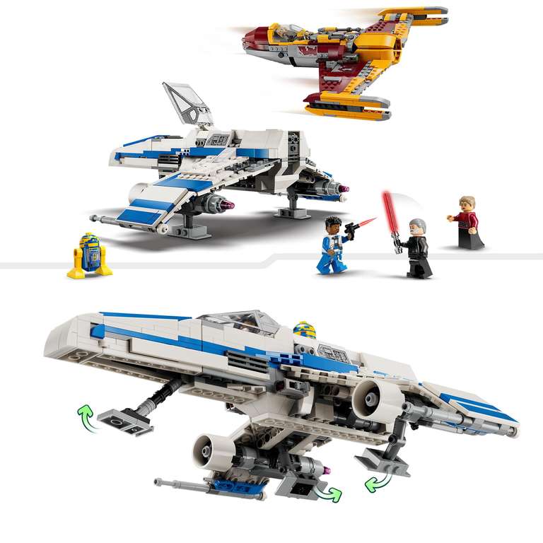 Jeu de construction Lego Star Wars L’E-Wing de la Nouvelle République Contre Le Chasseur de Shin Hati - 75364 (via coupon)