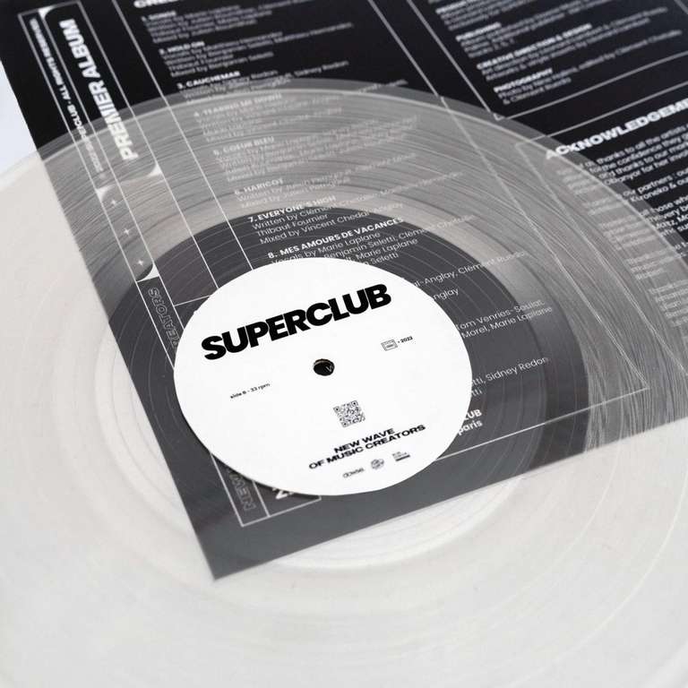 Vinyle Superclub - Édition limitée numérotée (superclub.paris)