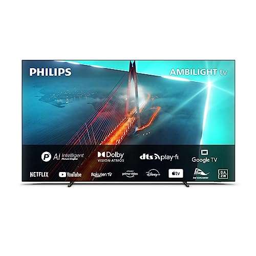 TV 65" Philips Ambilight OLED708/12 - 4K Oled, UHD & HDR10+, 120Hz