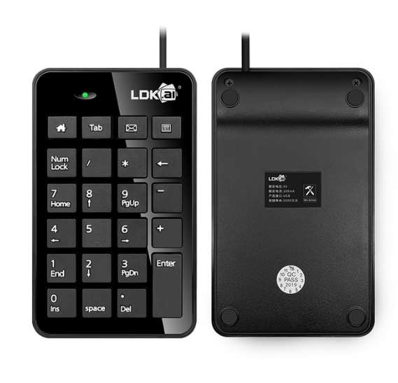 Mini clavier pavé numérique USB XKB-01