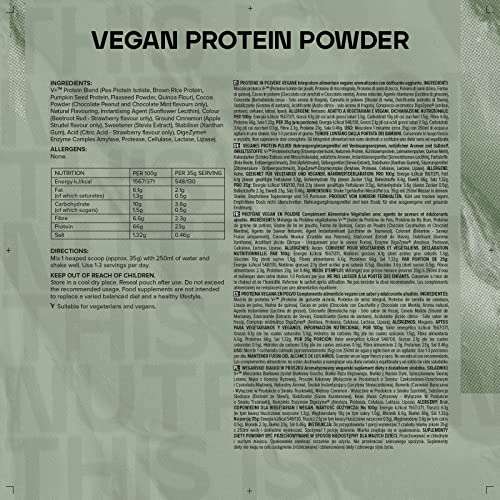 Sachet de protéine Vegan Bulk - Fraise, 1 kg