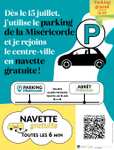 Parking de la Miséricorde et Navette Express gratuits du 15 au 31 juillet - Ajaccio (2A)
