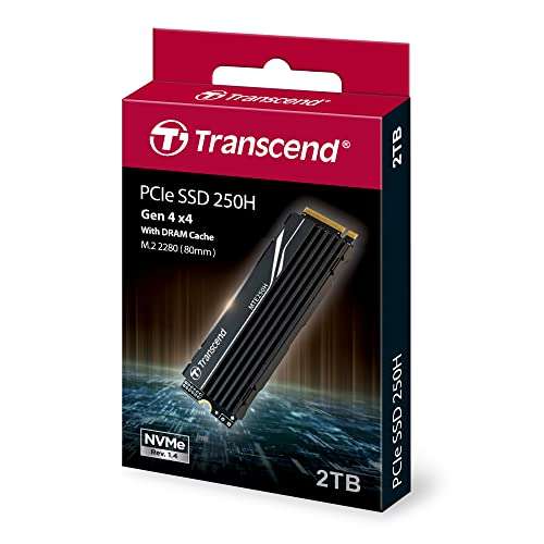 SSD interne M2 NVMe 4.0 Transcend MTE250H - 2 To