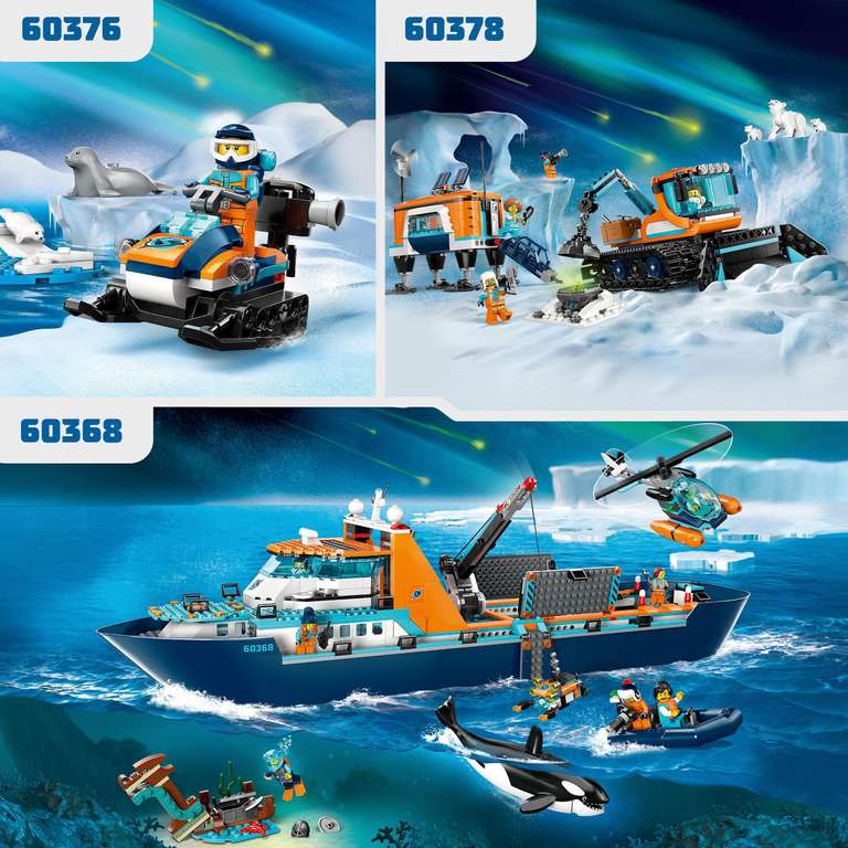 Jeu De Construction Lego 60376 City La Motoneige D’exploration Arctique (via Coupon)