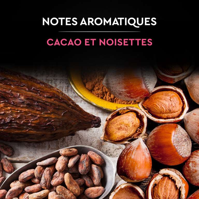 10 paquets de 10 capsules de café Carte Noire Café Secrets de Nature - Capsules Aluminium Compatibles Nespresso