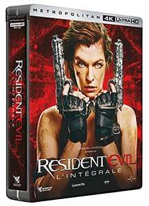 Coffret Resident Evil L’Intégrale – 4K Ultra-HD (6 films) Boîtier métal Jumbo SteelBook limité