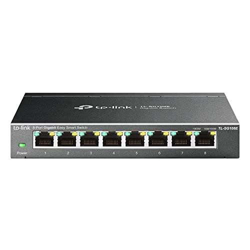Switch TP-Link TL-SG108E - 8 Ports Gigabit, Switch Manageable