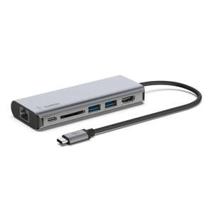 Hub USB-C multiports 6 en 1 Belkin (via ODR 15,29€)