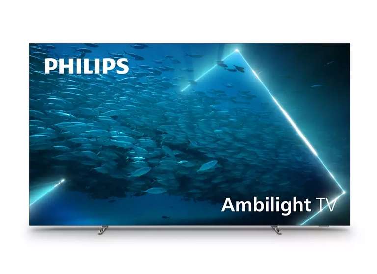 TV 65" Philips 65OLED707 - 4K UHD, Dolby Vision, Dolby Atmos, HDMI 2.1, Smart TV, Ambilight 3 Côtés (Via ODR de 200€)