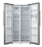 Réfrigérateur américain Thomson THSBS100IX - 551L, Inox, Froid ventilé, Réfrigérateur 350L, Congélateur 201L (+74,39€ en RP) - Darty