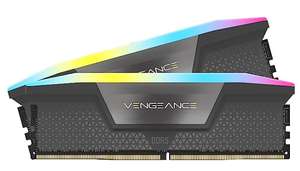 Kit mémoire RAM Corsair Vengeance, RGB, DDR5-6000, CL36, AMD EXPO - 32 GB (Frontaliers Belgique)