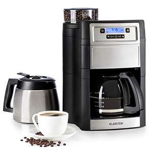 Machine à café broyeur intégré Klarstein Aromatica II Duo - 1,25L, 10 tasses, Noir (Via coupon - vendeur tiers)