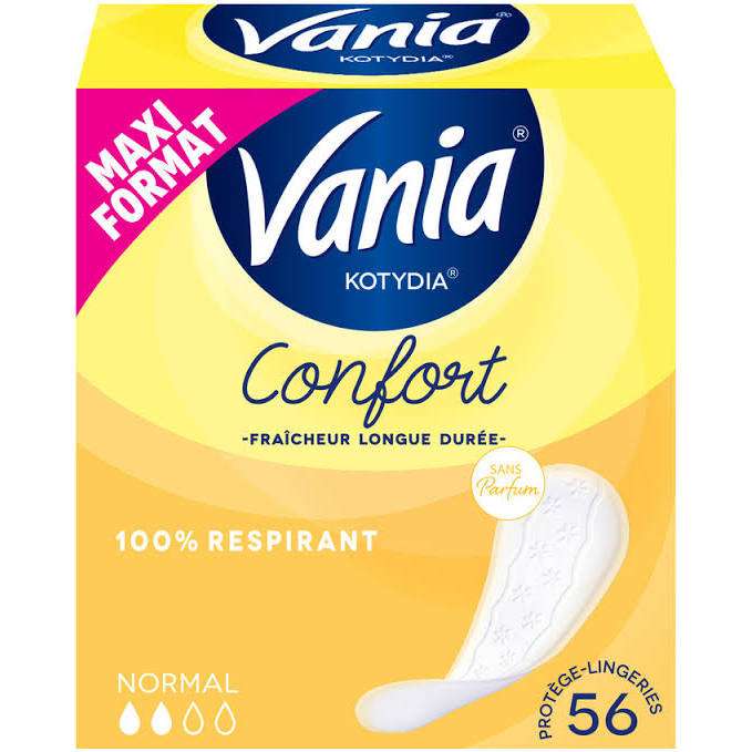 Paquet de protections hygiéniques Vania Maxi Format - différents types (via 1.44€ sur la carte de fidélité)