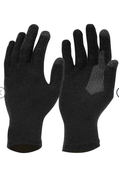 Sous-gants tactiles de trekking - Noir
