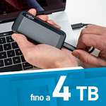 SSD Externe Portable NVMe Crucial X8 CT2000X8SSD9 - 2 To, USB 3.2 Gen 2 (10gb/s), Jusqu'à 1050 Mo/s, Noir
