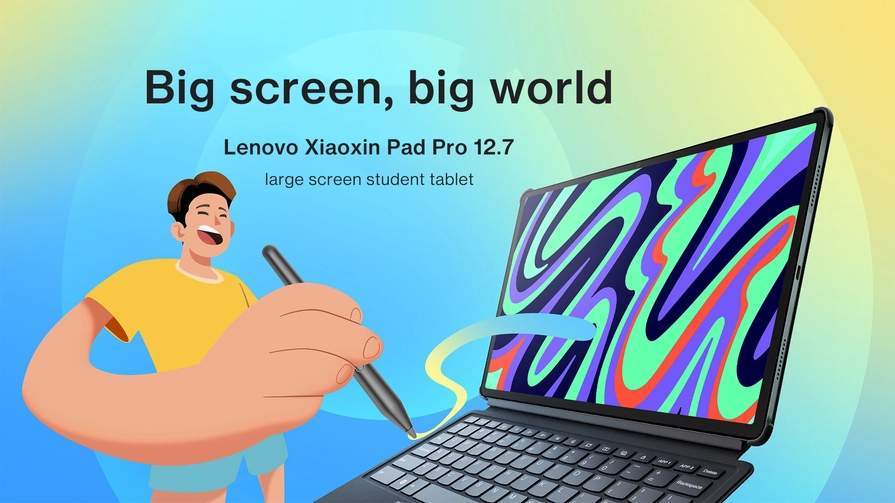 Lenovo-Tablette d'apprentissage de bureau Xiaoxin Pad Plus, écran