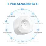 Lot de 2 Prises connectées WiFi Meross 16A avec Mesure de la consommation électrique - Compatible Alexa, Google Home et SmartThings
