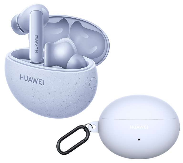 Écouteurs sans fil Huawei FreeBuds 5i avec Boitier de charge - Bluetooth 5.2, Réduction de bruit active (Plusieurs coloris) + Coque offerte