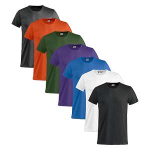Pack de 7 t-shirts Clique Basic-T - Coloris au choix