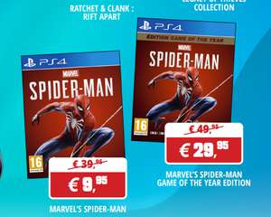 Jeu Marvel's Spiderman - Standard Edition sur PS4 (Frontaliers Belgique)
