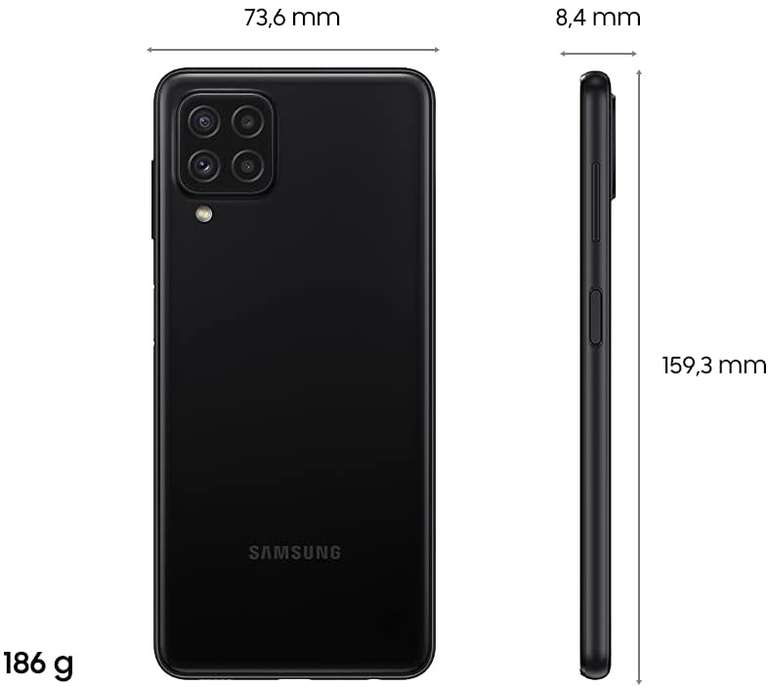 Smartphone 6.4" Samsung Galaxy A22 4G - 128Go, 4Go RAM, 90Hz, 5000 mAh