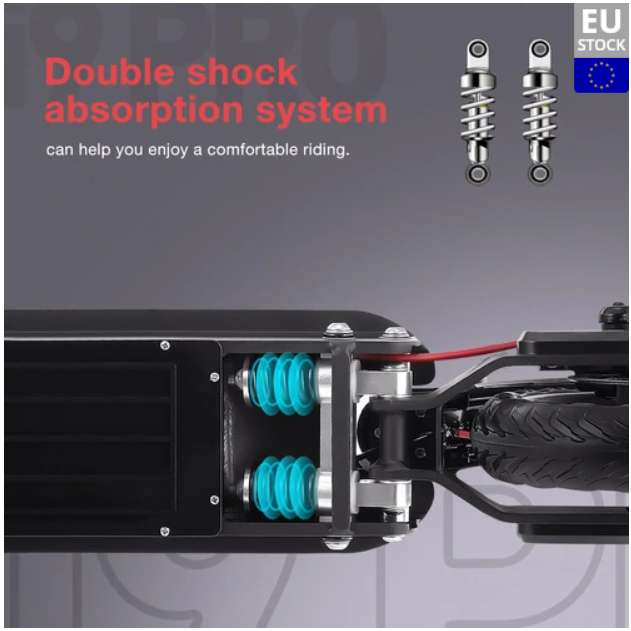 Trottinette électrique iScooter i9 Pro (2023) - Pneus 8.5", 350W, 7.5Ah, 30km/h, Écran LCD, Jusqu'à 120kg (Entrepôt Europe)