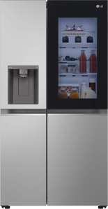 Réfrigérateur Américain connecté Instaview LG GSGV80PYLD - 635L (Réfrigération 416L, Congélation 219L) No Frost, Vitre opacifiante