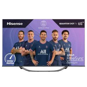 TV 65" Hisense 65U7HQ - 4K UHD, QLED, Smart TV Noir (Via ODR de 100€)