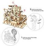 Maquette mécanique en Bois Puzzle 3D Marble Run Rokr (Via Coupon - Vendeur Tiers)