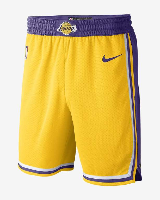 Short Nike NBA Swingman Los Angeles Lakers Icon Edition - Tailles S à 2XL