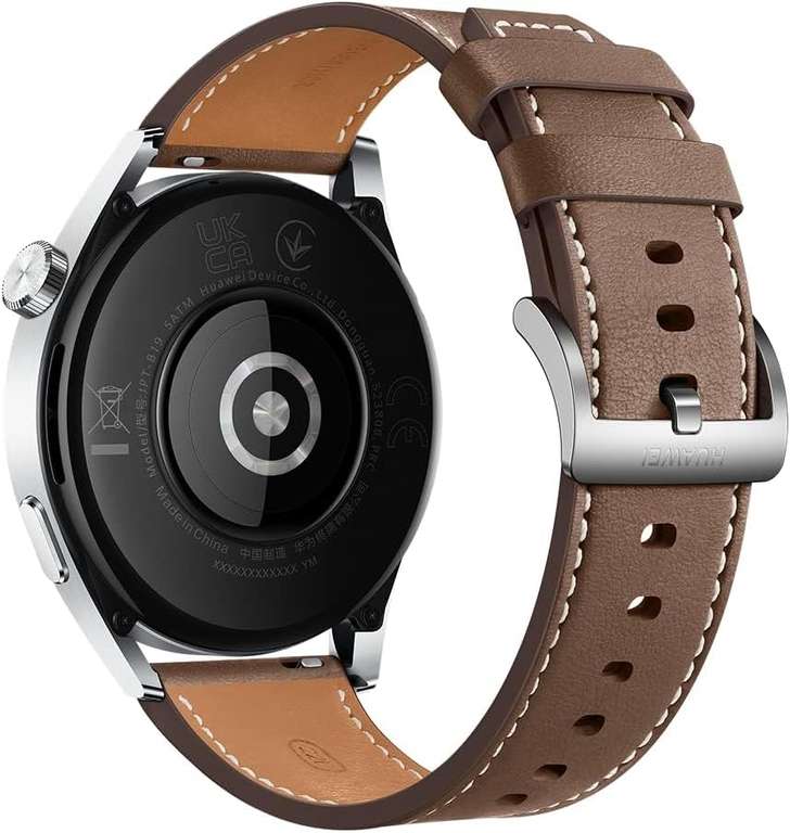 Sélection de montres connectées Huawei - Ex : Montre connectée Huawei Watch GT 3 - Classic 46mm (Cuir Marron)