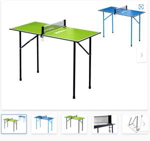 Mini-table de ping-pong d'intérieur - Vert ou bleu