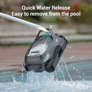 Robot Nettoyeur de piscine sans fil Aiper Seagull Plus - jusqu'à 120m2, autonomie 110min (aiper.com)