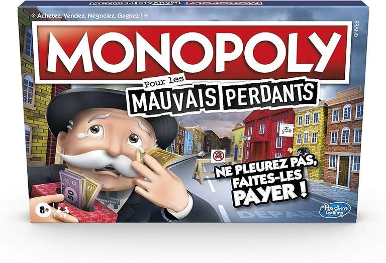 50% cagnottés sur la carte fidélité sur une sélection de jeux / jouets - Ex : Monopoly Mauvais perdants (via 13,43€ sur la carte fidélité)