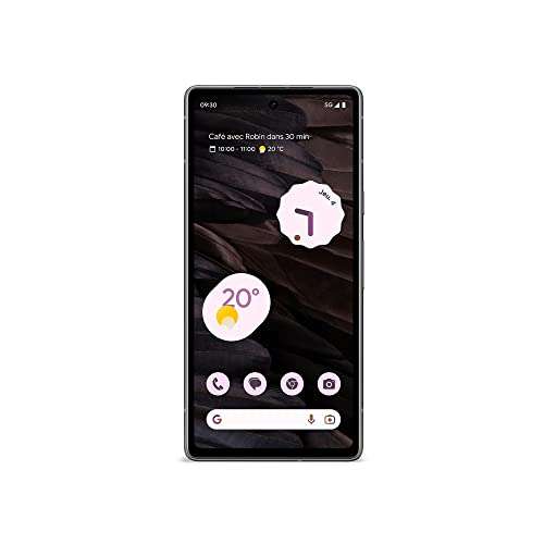 Smartphone 6.1" Google Pixel 7a + chargeur (offre coupon)