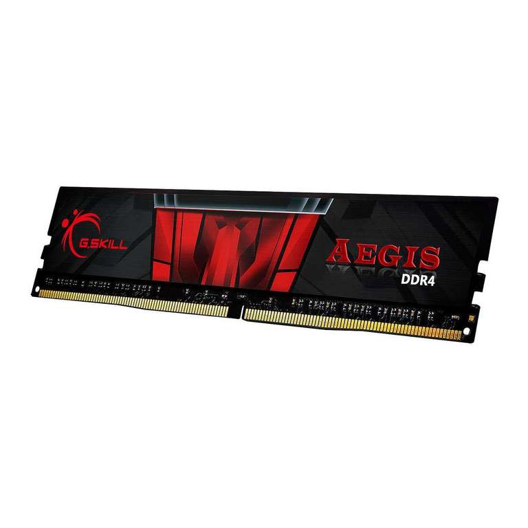 Carte Mère MSI MPG B550 Gaming Plus + Barrettes Mémoire DDR4 G.Skill Aegis - 16 Go (2 x 8 Go), 3200 MHz, CL16, Rouge