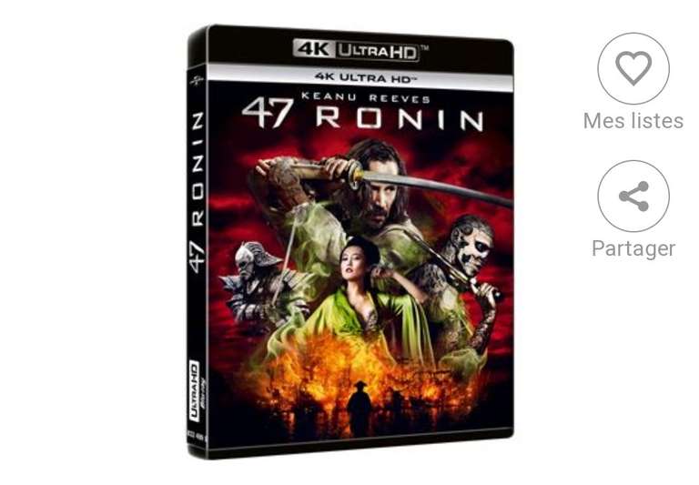 Blu-ray 4K Ultra HD47 Ronin