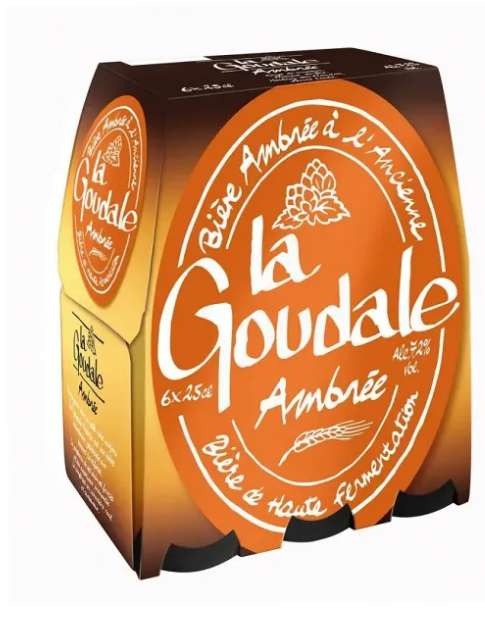 3 packs de Bières Goudales Blonde ou Ambré - 3 x 6 bouteilles de 25cl (18 Bouteilles)