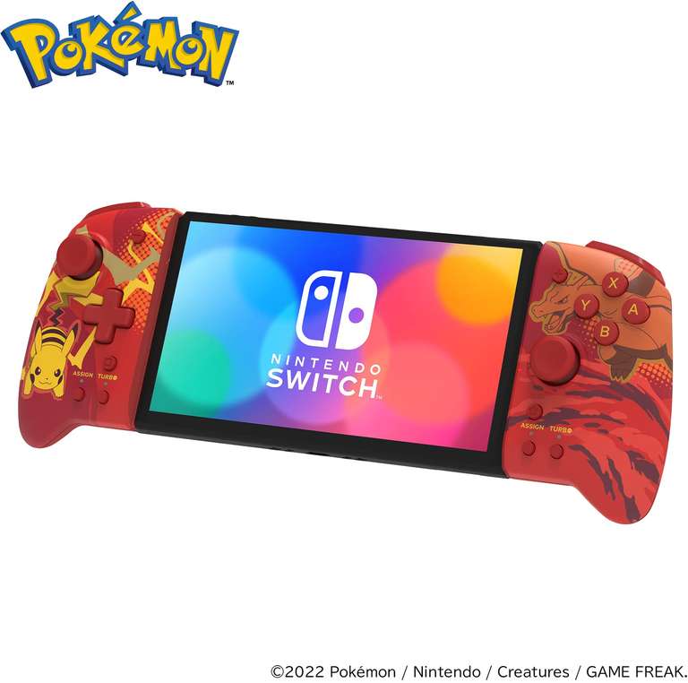 Manette HORI Split Pad Pro (Dracaufeu et Pikachu) pour Nintendo Switch et modèle  OLED - Licence officielle Nintendo et Pokémon –